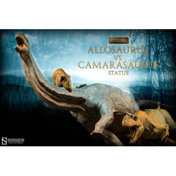 Sideshow Dinosauria Statue Allosaurus vs. Camarasaurus 32 cm